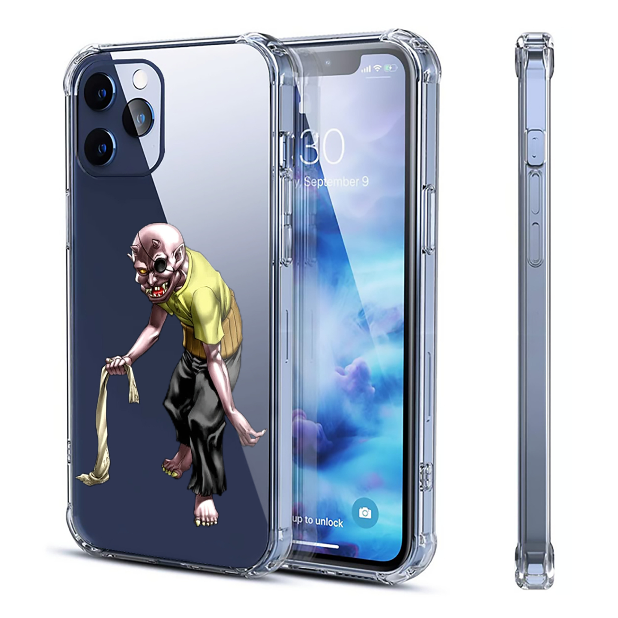 （画像用） 遊☆戯☆王 Yu-Gi-Oh! 【iPhone 12シリーズ対応】透明スマホケース（クリアソフトケース）